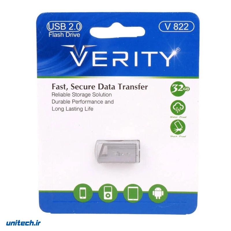 خرید و قیمت فلش مموری وریتی Verity V822  ظرفیت 32 گیگابایت1